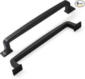 khtumeware 6 Pack 6-1/4 Inch Kitchen Cabinet Handles Matte Black Cabinet Pulls Black Drawer Pulls Kitchen Cabinet Hardware Kitchen Handles for Cabinets Cupboard Handles Drawer Handles