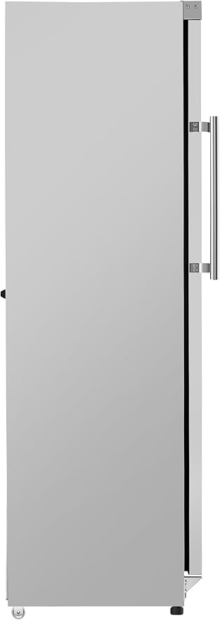 KoolMore 12 Cu. ft. Commercial Freezer with Glass Door in Stainless Steel - Manual Defrost (KM-MFD-12GSG)