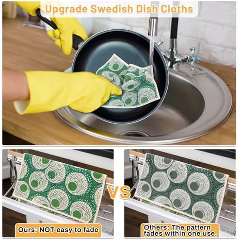 Lucomb 10 Pack Swedish Dishcloths - Image 5