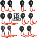ULIBERMAGNET Heavy Duty Magnetic Garage Hooks, 12 Pack Strong Large Magnet Hooks by ULIBERMAGNET