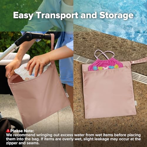 haakaa Wet Dry Bags for Baby, Water Resistant Wet Dry Bag - Image 3