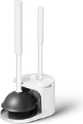FORASTO 2in1 Toilet Brush & Plunger Set, Bathroom Essentials by FORASTO
