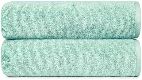 Amazon Basics 2-Pack Quick-Dry Lightweight Moisture Absorbing Bath Towel by AmazonBasics