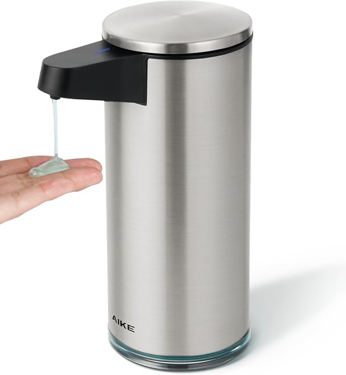 AIKE SensePro Automatic Soap Dispenser 12.8oz Spot Resist Stainless Finish | by AIKE