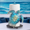 Sea ​​Turtle Paper Towel Holder Beach Coastal Paper Towel Holder Large by Yiyiring