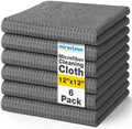 MIRACLEAN Waffle Weave Microfiber Towel, 12 x 12 inches, Barista Towels by MIRACLEAN