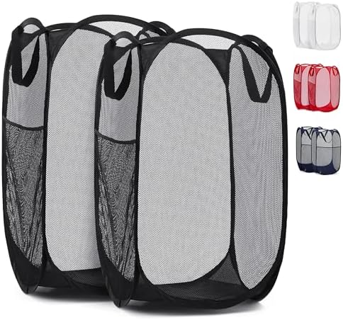 Handy Laundry Mesh Pop-Up Hamper Collapsible by Handy+Laundry