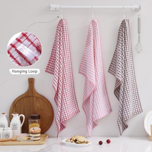Mordimy Cotton 8 Pack Terry Kitchen Towels, 16 x 25 Inches - Image 6