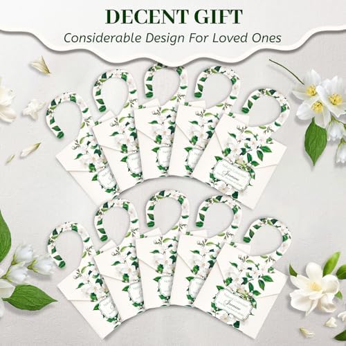 24 Pack Jasmine Sachets for Drawers and Closets, Natural Closet Freshener - Image 7