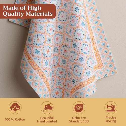 Maison d' Hermine Kitchen Towels Set of 3 Reusable 100% Cotton 27.50" x 20" - Image 3