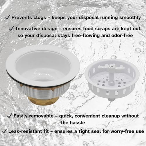 Westbrass A213-51 3-1/2" Wing Nut Twist Style Large Kitchen Sink Basket Strainer - Image 6