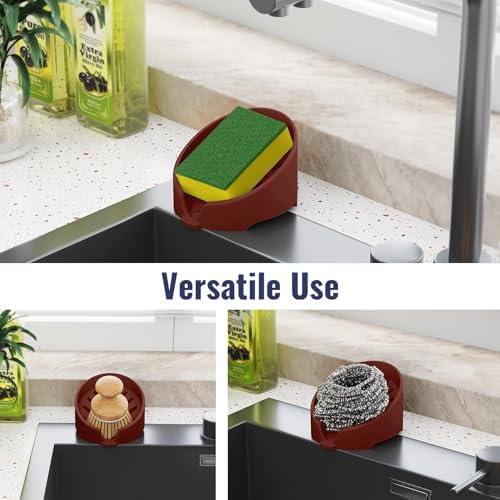 NiHome Silicone Sponge Holder for Kitchen Sink, Fits Scrub Daddy Mommy - Image 6