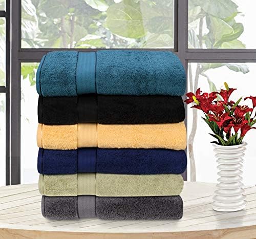 GLAMBURG 700 GSM Premium Cotton 2-Pack Oversized Extra Large Bath Sheet Set - Image 6