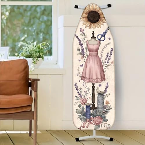 Nuxovilar Sunflower Sewing Mannequin Ironing Board Cover 15x54 Polyester - Image 2