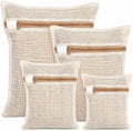 100% Cotton Mesh Laundry Bags, Rust-Proof Zipper Wash Bags by Unknown