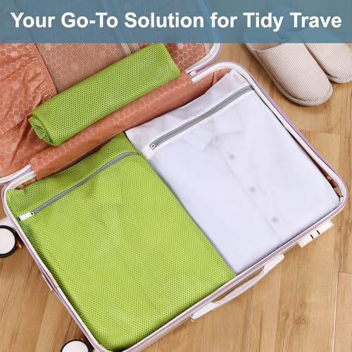 4 pack Mesh Laundry Bags, Mesh Wash Bags, Lingerie Bags - Image 4