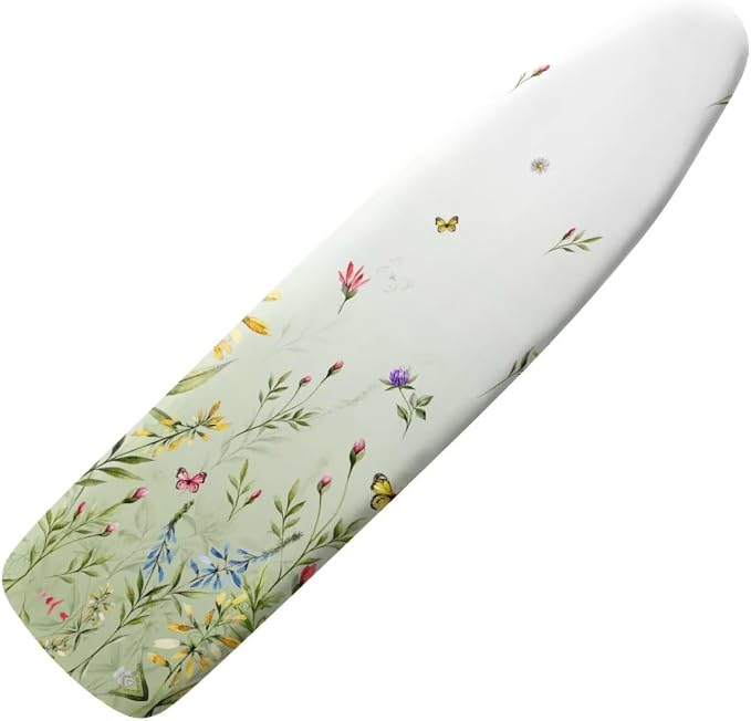 Simple Floral Ironing Board Cover Scorch and Stain Resistant Pressing Cloth by Unknown