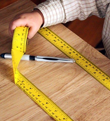 ChromaLabel 1 Inch Adhesive Measuring Tape, Removable Adhesive Measuring Tape - Image 4