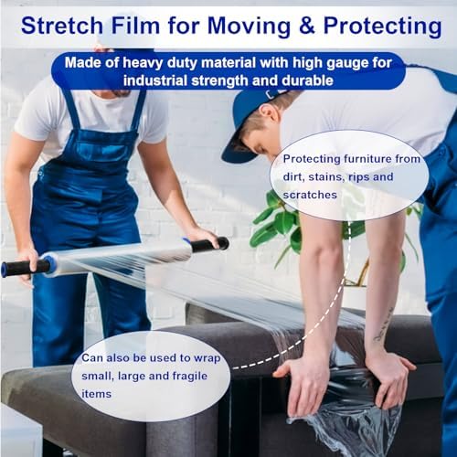 Stretch Film, RAZCC Stretch Wrap Industrial Strength, Shrink Wrap - Image 6