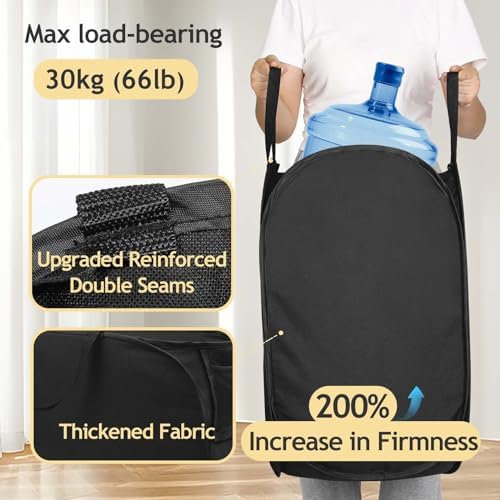 Upgraded Pop-up Laundry Hamper 2 Pack, 70L Laundry Basket - Image 3