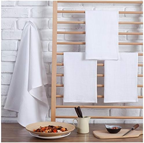 PY HOME & SPORTS Dish Towel Set, 100% Cotton Waffle Weave Kitchen Towels 4 - Image 7