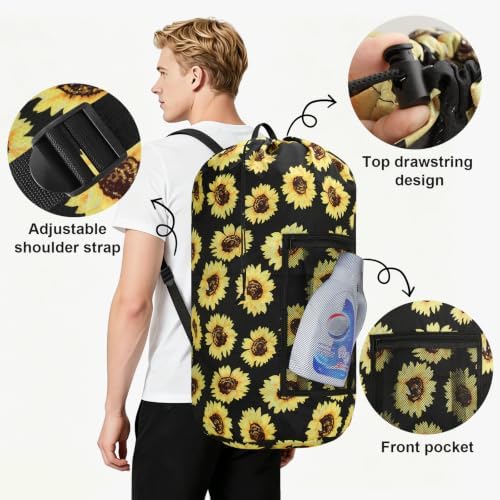 Laundry Bag Backpack Durable Laundry Bag - Image 3