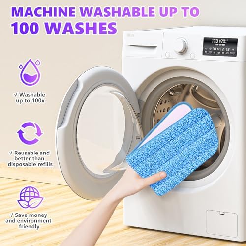 6 Pack Reusable Mop Pads Compatible - Image 5