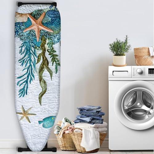 Nuxovilar Sea Creature Ironing Board Cover 15x54 Inches Polyester - Image 3