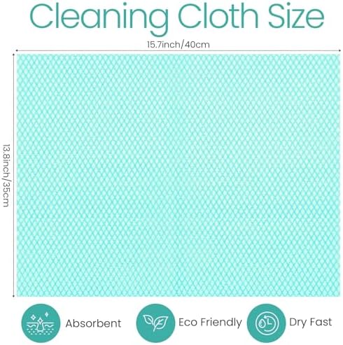 Tioncy 400 Pcs Disposable Cleaning Cloths Reusable Handy Wipes - Image 2