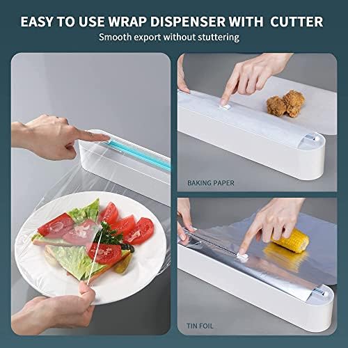 Refillable Magnetic Plastic Wrap Dispenser - Image 4