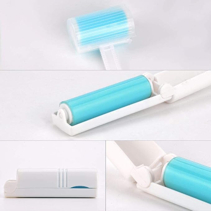 NUOBUT Reusable Sticky Lint Roller 3 Pack, Large & 2 Mini - Image 6