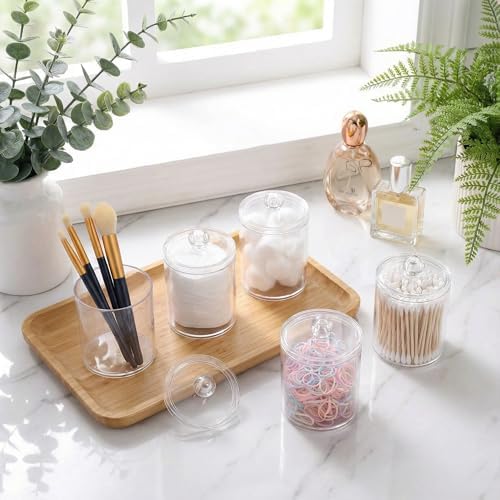 novelinks Acrylic Plastic Qtip Holder Dispenser - Image 6