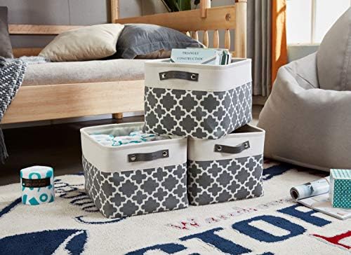 DECOMOMO Storage Bins, Large Fabric Storage Baskets - Image 2