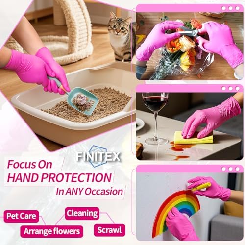 FINITEX Nitrile Disposable Latex-Free Gloves - Image 2