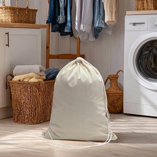 COTTON CRAFT Large Laundry Bag Backpack - Image 2