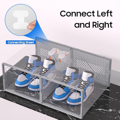 eWonLife Large Shoe Organizer Storage Box - Image 6