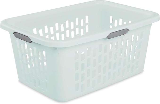 Sterilite Rectangular Laundry Basket, Plastic Clothes Hamper - Image 7