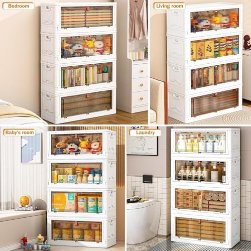 YFXCVSL 4 Tier Plastic Storage Bins - Image 4