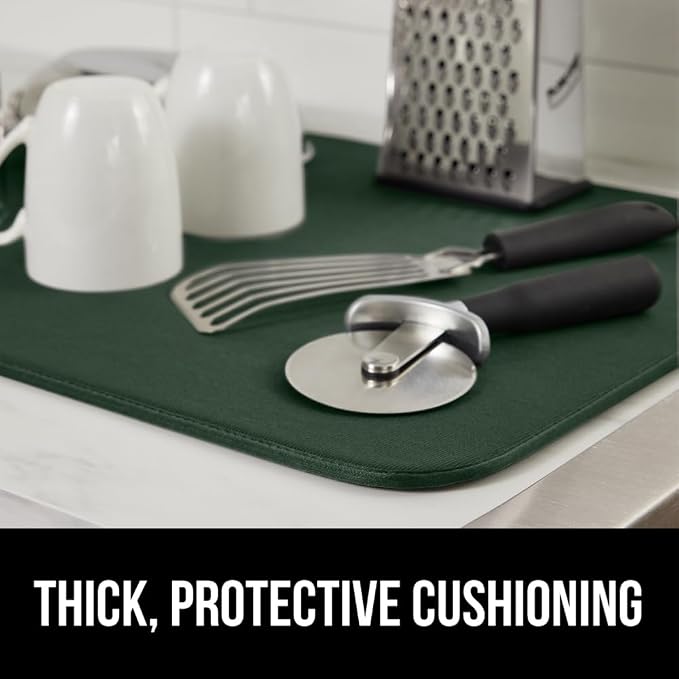 GORILLA GRIP Ultra Water Absorbent Microfiber Dish Drying Mat, Slip Resistant - Image 7