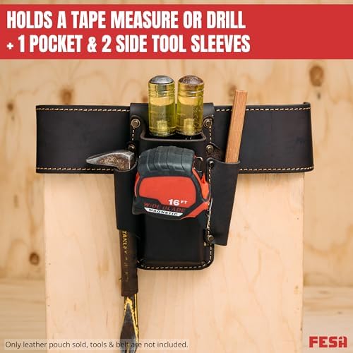 FESA Small Leather Tool Pouch - Image 3