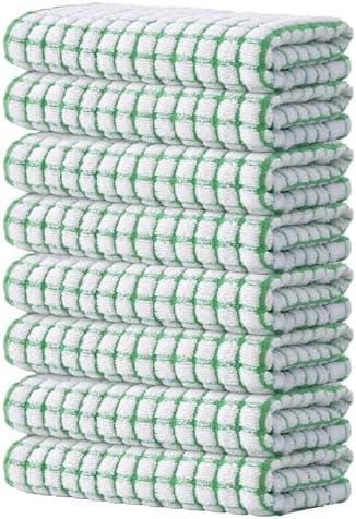 Kitinjoy Cotton 8 Pack Terry Kitchen Towels by Kitinjoy