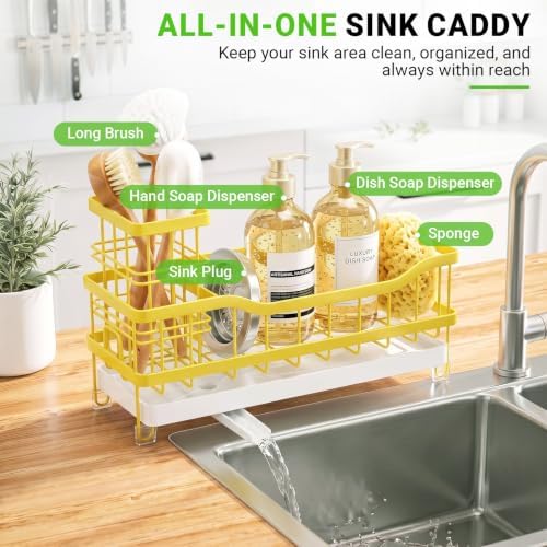 Sink Caddy, Sponge Holder for Kitchen Sink - Image 3