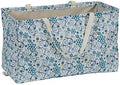 Household Essentials White and Blue Floral Krush Container All-Purpose Utility by HouseholdEssentials