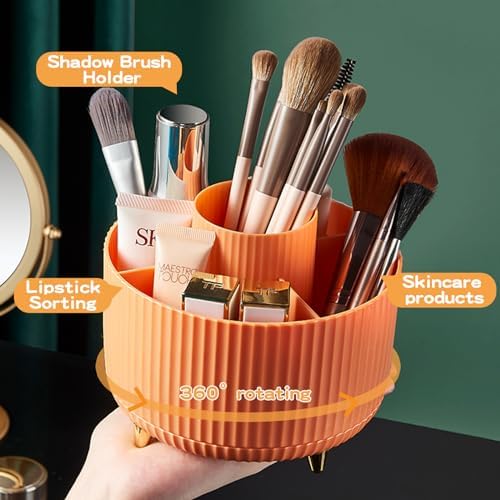 fanado 360° Rotate Makeup Brush Holder Organizer, Makeup Organizers Countertop - Image 2