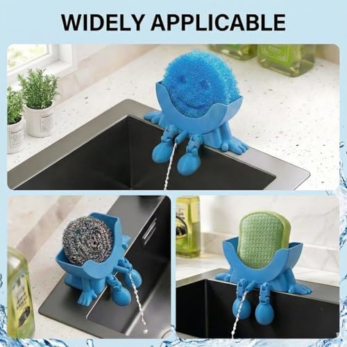 Creative Drainage Sponge Holder: Traceless Glue, 3D Printed Funny Kitchen Sink - Image 7