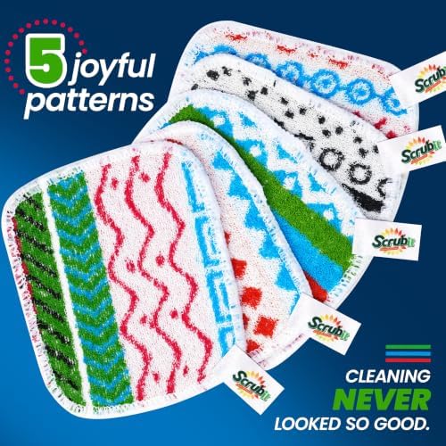 SCRUBIT 5 Pack Reusable Non-Scratch Dish Scrubbers - Image 3