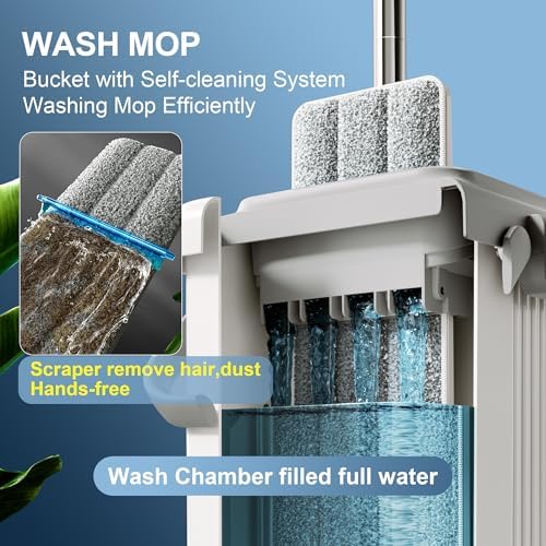 JOYMOOP Mop and Bucket Set for Floor and Wall Cleaning, Commercial and - Image 2