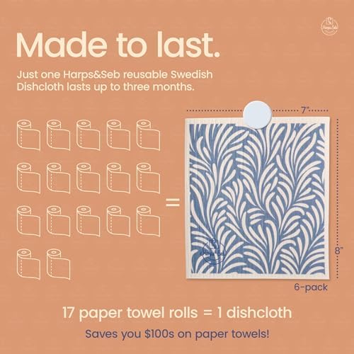 Harps&Seb Swedish Dishcloths for Kitchen Dishcloths - Image 5