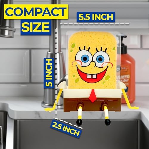 Sponge Holder, Kitchen Cute Sink Draining, Sponge Holder Cartoon Cleaning - Image 2