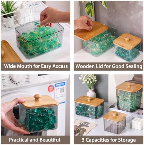 4 Pack Laundry Pods Container, Scoops & Labels - Image 6